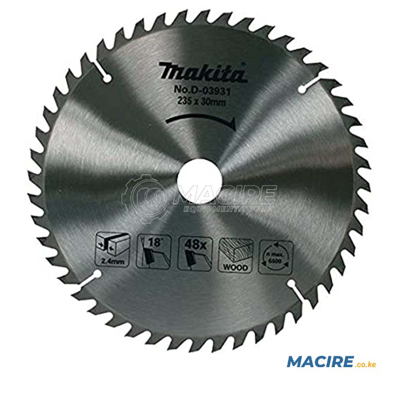MAKITA D-17918 CIRCULAR SAW BLADE WOOD MDF 235X30MMX80T
