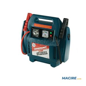 SILVERLINE AIR COMPRESSOR & JUMP STARTER