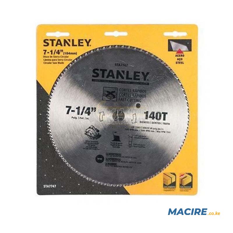 STANLEY BLADE CIRCULAR SAW 7-1/4" 140T