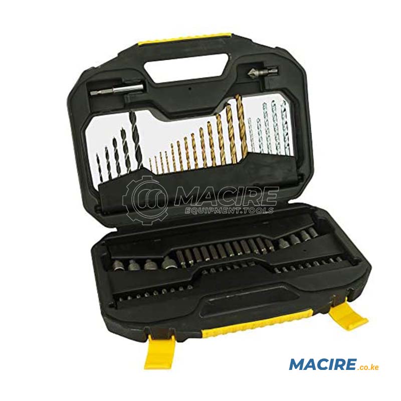 STANLEY DRILL BIT 70-PCS MIXED TITANIUM SET