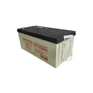 200ah 12v Nippotec Solar Battery - Deep Cycle, Maintenance Free