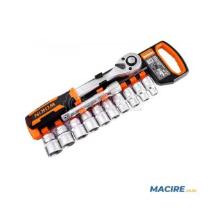 Wokin 12pcs 1/2inch Ratchet Handle With Sockets Set
